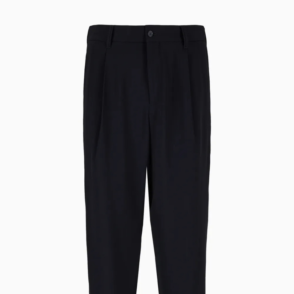 COPY - Giorgio Armani Black Wool Trousers Lined 33x30